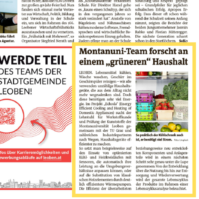 Montanuni-Team forscht an einem „grünen“ Haushalt